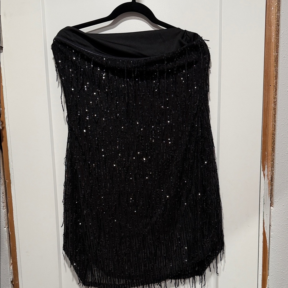 Elegant Black Sequin dress
